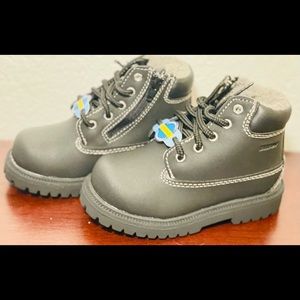 SMART FIT WATERPROOF BT BOTTE IMPER BLACK NGO NOIR BOYS TODDLER SIZE: 8 1/2